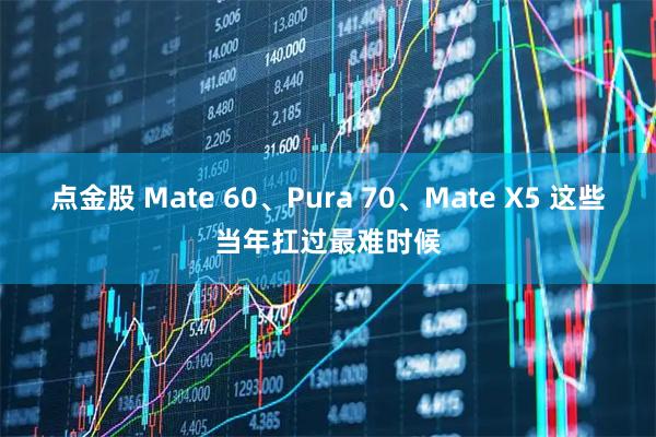 点金股 Mate 60、Pura 70、Mate X5 这些当年扛过最难时候
