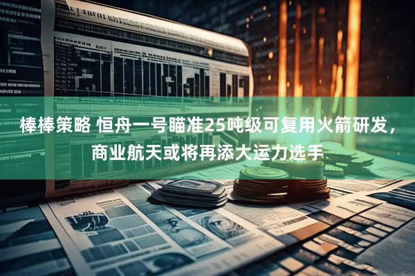 棒棒策略 恒舟一号瞄准25吨级可复用火箭研发，商业航天或将再添大运力选手