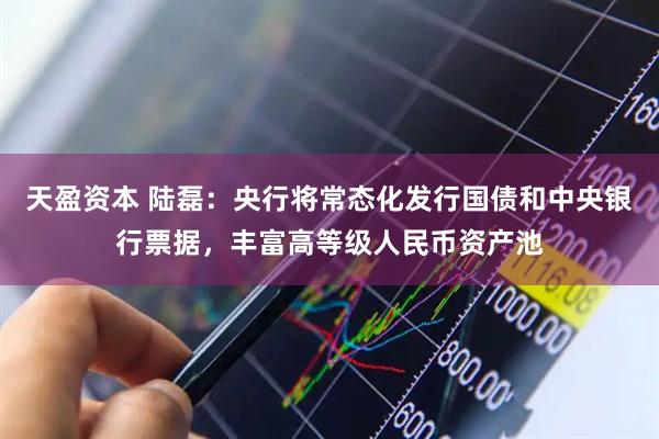 天盈资本 陆磊：央行将常态化发行国债和中央银行票据，丰富高等级人民币资产池